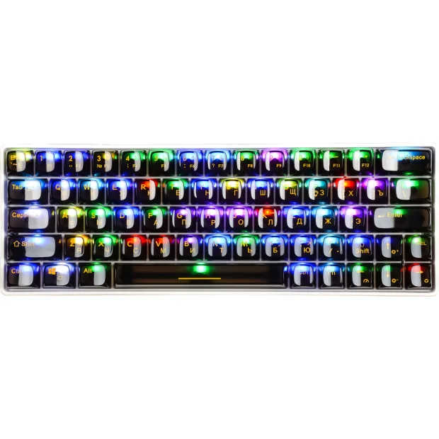 Клавиатура Jet.A Panteon T1 PRO CK CS (белый-черный)